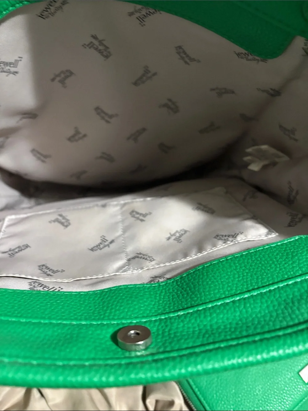 thirty-one Emerald Green Pebbled Tote with Matching Wallet